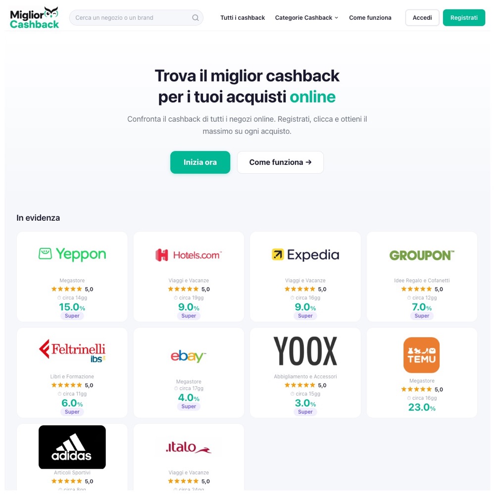 migliorcashback